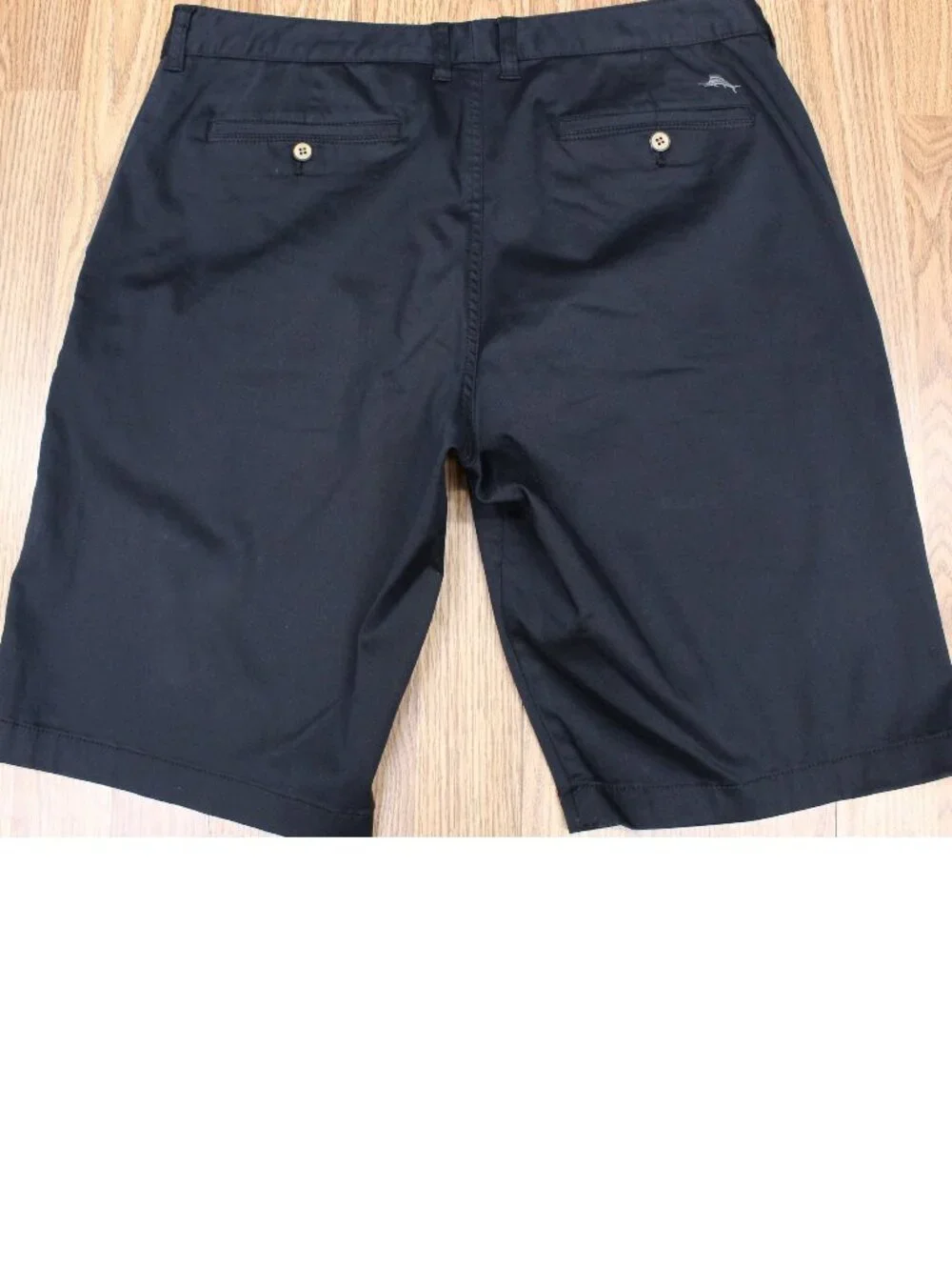 TOMMY BAHAMA REGULAR FIT SHORTS COTTON/TENCEL/SPANDEX BLACK Sz 34